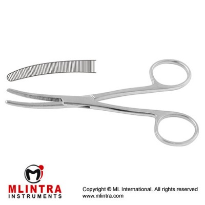 Bryant Dressing Forceps Curved Stainless Steel, 13 cm - 5"